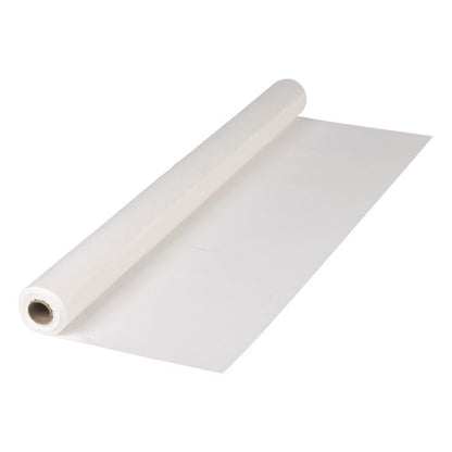 Plastic Roll Tablecover, 40" x 300 ft, White