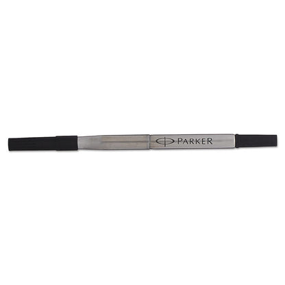 Refill for Parker Roller Ball Pens, Fine Conical Tip, Black Ink