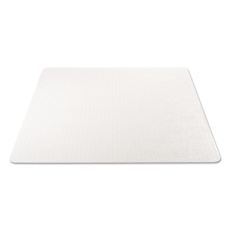 SuperMat Frequent Use Chair Mat for Medium Pile Carpeted Floors, Rectangular, Beveled Edges, 45" x 53", Clear