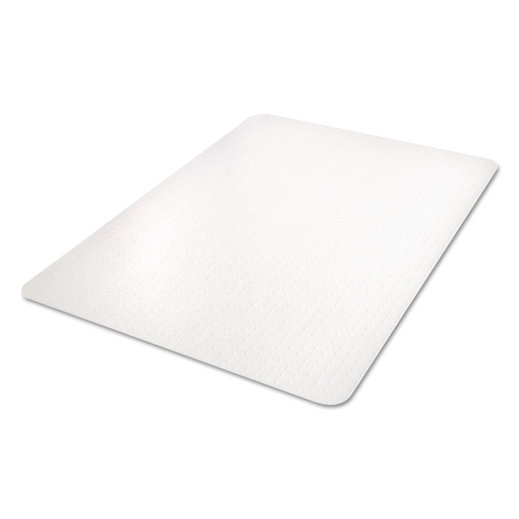 Clear All Day Use Chair Mat for Flat to Extra-High/Plush Pile Carpeted Floors, Rectangular, Straight Edges, 46" x 60", Clear