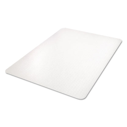 Clear All Day Use Chair Mat for Flat to Extra-High/Plush Pile Carpeted Floors, Rectangular, Straight Edges, 46" x 60", Clear