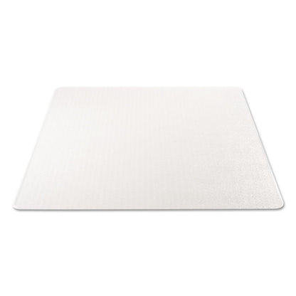 RollaMat Frequent Use Chair Mat for Medium Pile Carpeted Floors, Rectangular, Beveled Edges, 46" x 60", Clear, Ships Flat
