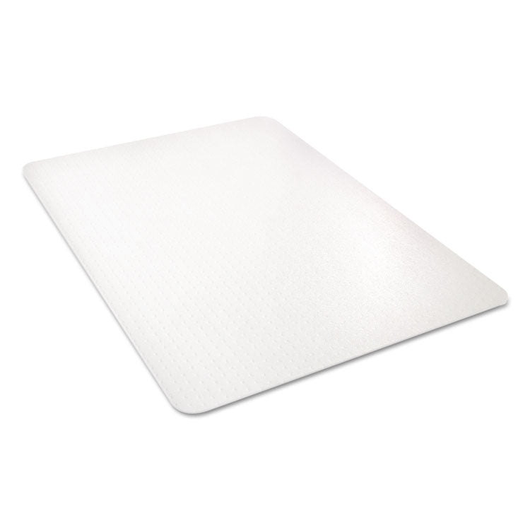 Clear All Day Use Chair Mat for Flat to Extra-High/Plush Pile Carpeted Floors, Rectangular, Straight Edges, 46" x 60", Clear