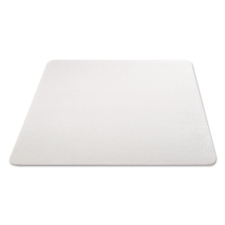 EconoMat Non-Studded All Day Use Chair Mat for Hard Floors, Rectangular, 46" x 60", Clear, Ships Flat