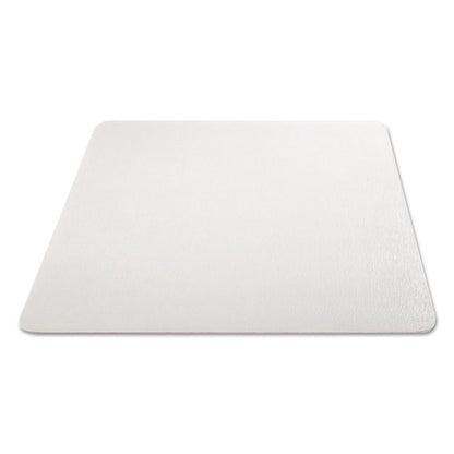EconoMat Non-Studded All Day Use Chair Mat for Hard Floors, Rectangular, 46" x 60", Clear, Ships Flat