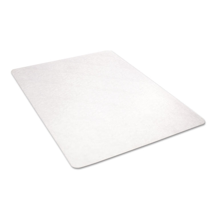 EconoMat Non-Studded All Day Use Chair Mat for Hard Floors, Rectangular, 46" x 60", Clear, Ships Flat