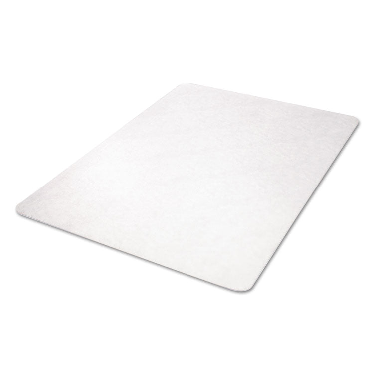 EconoMat Non-Studded All Day Use Chair Mat for Hard Floors, Rectangular, 46" x 60", Clear, Ships Flat