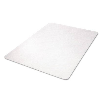 EconoMat Non-Studded All Day Use Chair Mat for Hard Floors, Rectangular, 46" x 60", Clear, Ships Flat