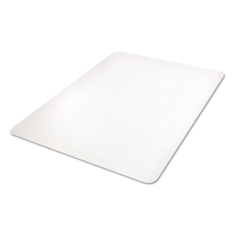 Clear All Day Use Chair Mat for Hard Floors, Rectangular, Straight Edges, 45" x 53", Clear