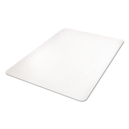 Clear All Day Use Chair Mat for Hard Floors, Rectangular, Straight Edges, 45" x 53", Clear