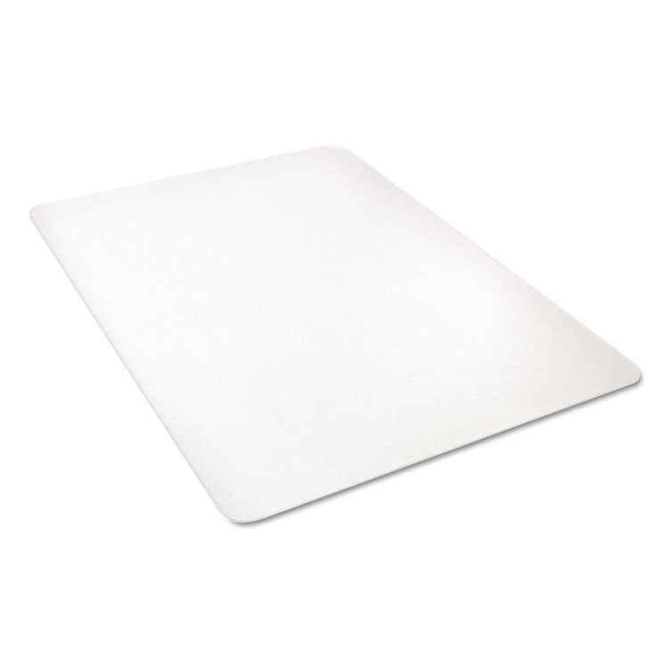 Clear All Day Use Chair Mat for Hard Floors, Rectangular, Straight Edges, 45" x 53", Clear