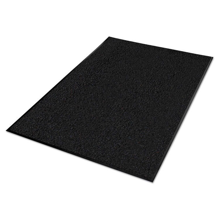 Platinum Series Walk-Off Indoor Wiper Mat, Rectangular, Black Carpeted Surface, 36" x 10 ft