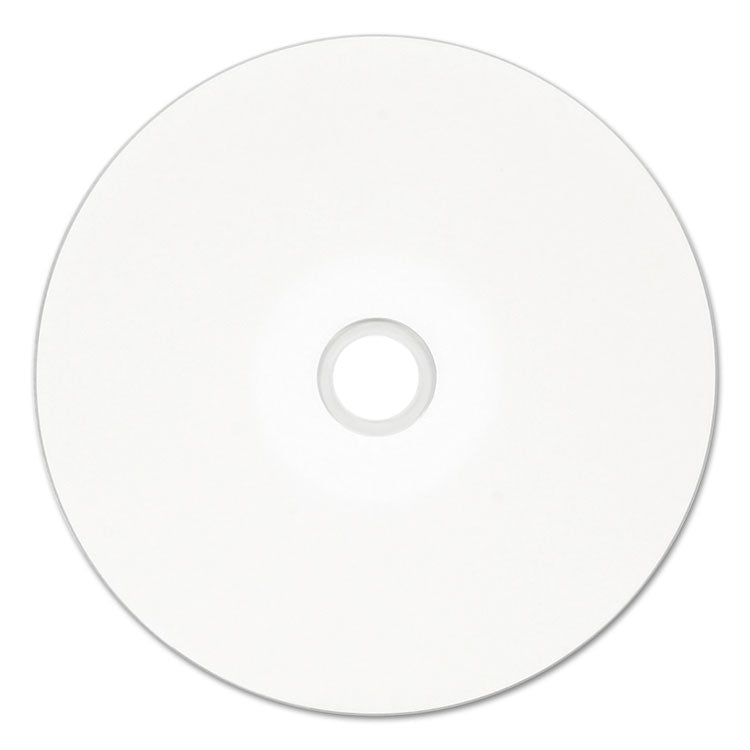 DVD+R Recordable Disc, 4.7 GB, 16x, Spindle, Hub Printable, White, 50/Pack