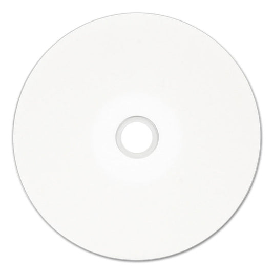 DVD+R Recordable Disc, 4.7 GB, 16x, Spindle, Hub Printable, White, 50/Pack