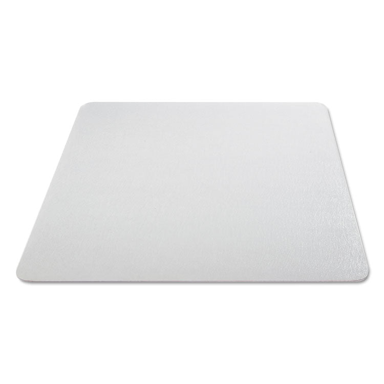 EconoMat Non-Studded All Day Use Chair Mat for Hard Floors, Rectangular, 45" x 53", Clear, Ships Rolled