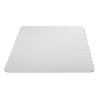 EconoMat Non-Studded All Day Use Chair Mat for Hard Floors, Rectangular, 45" x 53", Clear, Ships Rolled