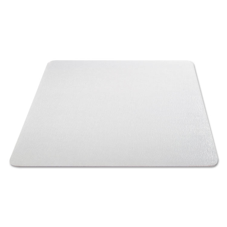 EconoMat Non-Studded All Day Use Chair Mat for Hard Floors, Rectangular, 45" x 53", Clear, Ships Rolled