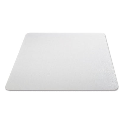 EconoMat Non-Studded All Day Use Chair Mat for Hard Floors, Rectangular, 45" x 53", Clear, Ships Rolled