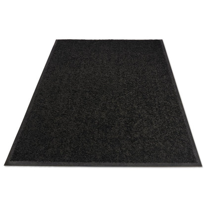 Platinum Series Walk-Off Indoor Wiper Mat, Rectangular, Black Carpeted Surface, 48" x 72"