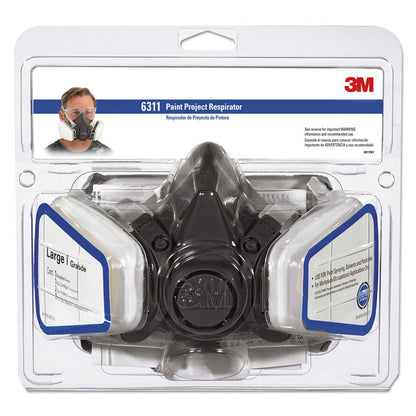 Half Facepiece Paint Spray/Pesticide Respirator, Large