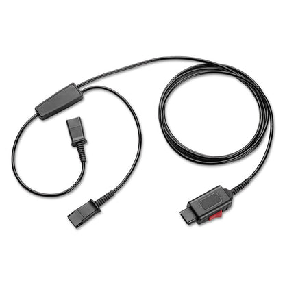Y Splitter Headset Adapter for Training Purposes, Black