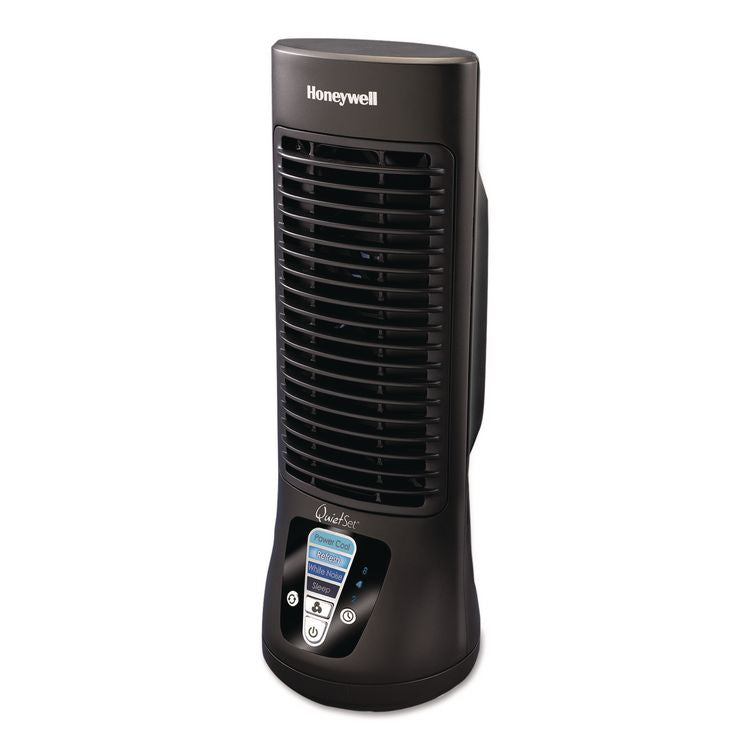 QuietSet Personal Table Fan, 4 Speeds, Black