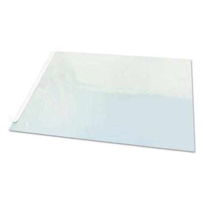 Second Sight Clear Plastic Desk Protector, Hinged Top Protector, 25.5" x 21", Clear