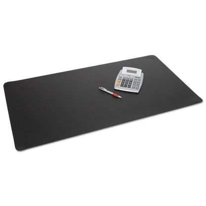 Rhinolin II Desk Pad, Antimicrobial Product Protection, 24" x 17", Black