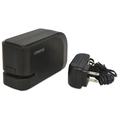 Half-Strip Electric Stapler with Staple Channel Release Button, 20-Sheet Capacity, Black