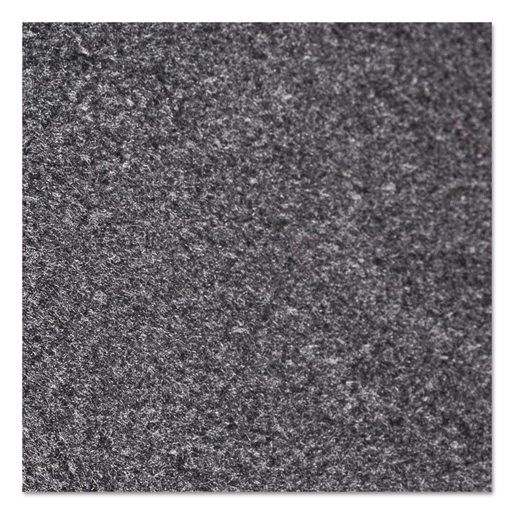 Rely-On Olefin Indoor Wiper Mat, Rectangular, Charcoal Gray Cut Pile Surface, 36" x 60"