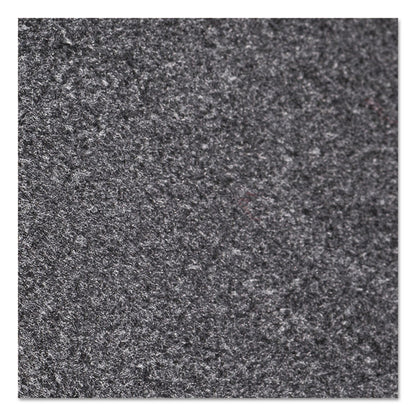 Rely-On Olefin Indoor Wiper Mat, Rectangular, Charcoal Gray Cut Pile Surface, 36" x 60"