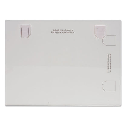 Panel Wall Acrylic Frame, 11 x 8.5, Fabric Panel Mount, Clear