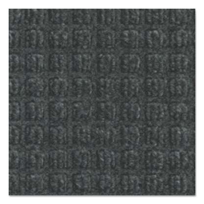Super-Soaker Wiper/Scraper Mat with Gripper Bottom, Rectangular, Charcoal Gray Loop Pile Surface, 36" x 10 ft