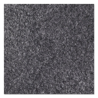 EcoStep Wiper Mat, Rectangular, Charcoal Gray Cut Pile Surface, 36" x 60"