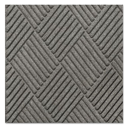 Super-Soaker Diamond Wiper/Scraper Mat, Rectangular, Slate Green Carpeted Surface, 36" x 10 ft
