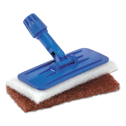 Swivel Pad Holder, 4 x 9, Blue, 10/Carton