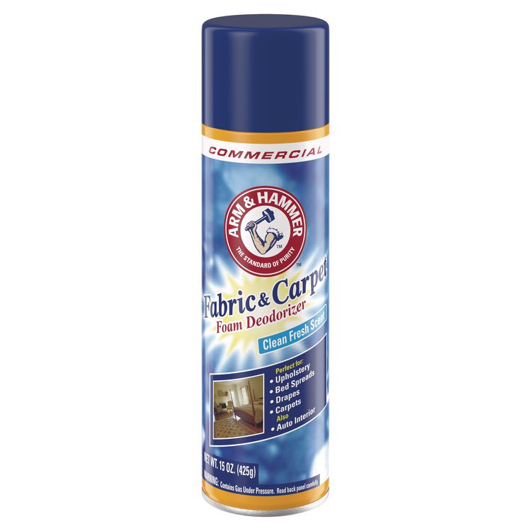 Fabric and Carpet Foam Deodorizer, Fresh, 15 oz Aerosol Spray