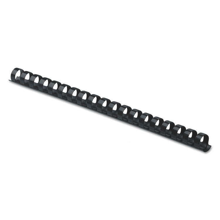 Plastic Comb Bindings for 11 x 8.5 Documents, 19 Rings, 0.38" (55-Sheet) Capacity, Navy Blue, 100/Pack