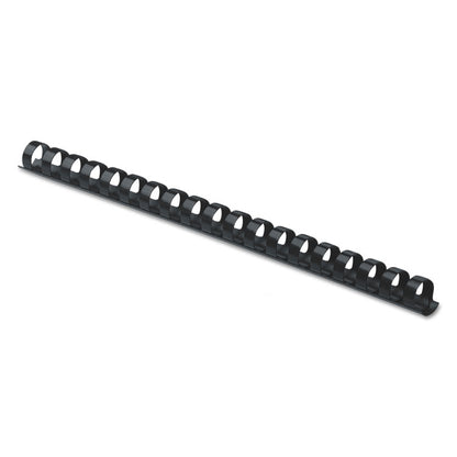 Plastic Comb Bindings for 11 x 8.5 Documents, 19 Rings, 0.38" (55-Sheet) Capacity, Navy Blue, 100/Pack