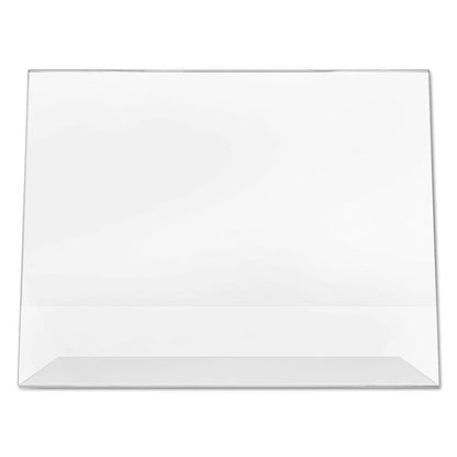 Classic Image Slanted Sign Holder, Landscaped, 11 x 8.5 Insert, Clear