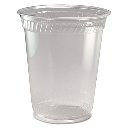Kal-Clear PET Cold Drink Cups, Squat, 12 oz to 14 oz, Plastic, Clear, 50/Sleeve, 20 Sleeves/Carton