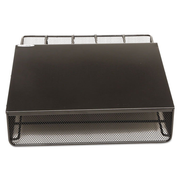 Onyx One Drawer Hospitality Organizer, 5 Compartments, 12.5 x 11.25 x 3.25, Black