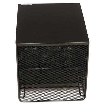 Onyx Three Drawer Hospitality Organizer, 7 Compartments, 11.5 x 8.25 x 8.25, Black