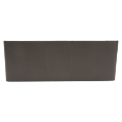 11-Compartment Coffee Condiment Organizer, 18.25 x 6.63 x 9.78, Black