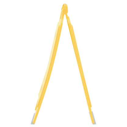"Caution Wet Floor" Sign, 11 x 12 x 25, Yellow