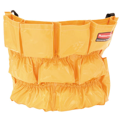 Brute Caddy Bag, 12 Compartments, 20" Diameter, Yellow