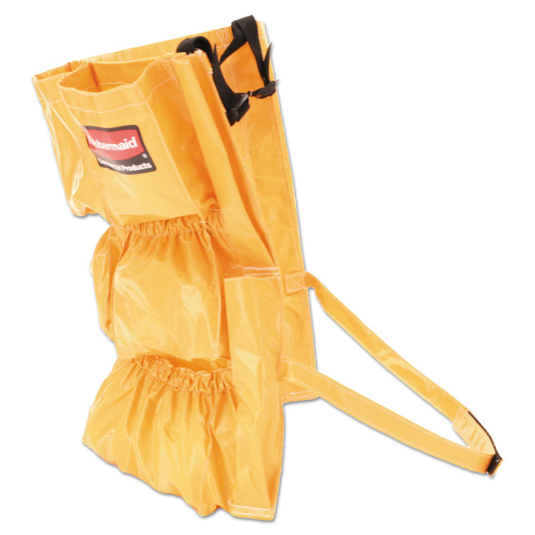 Brute Caddy Bag, 12 Compartments, 20" Diameter, Yellow