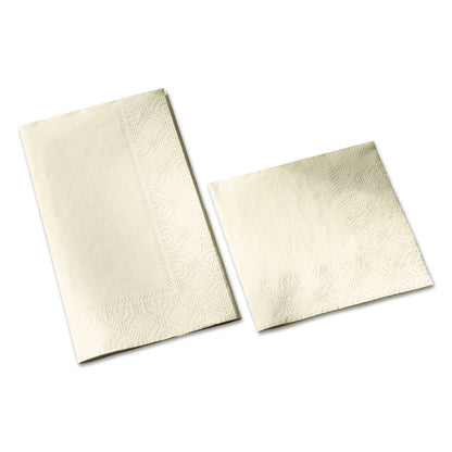 Dinner Napkins, 2-Ply, 15 x 17, White, 1,000/Carton