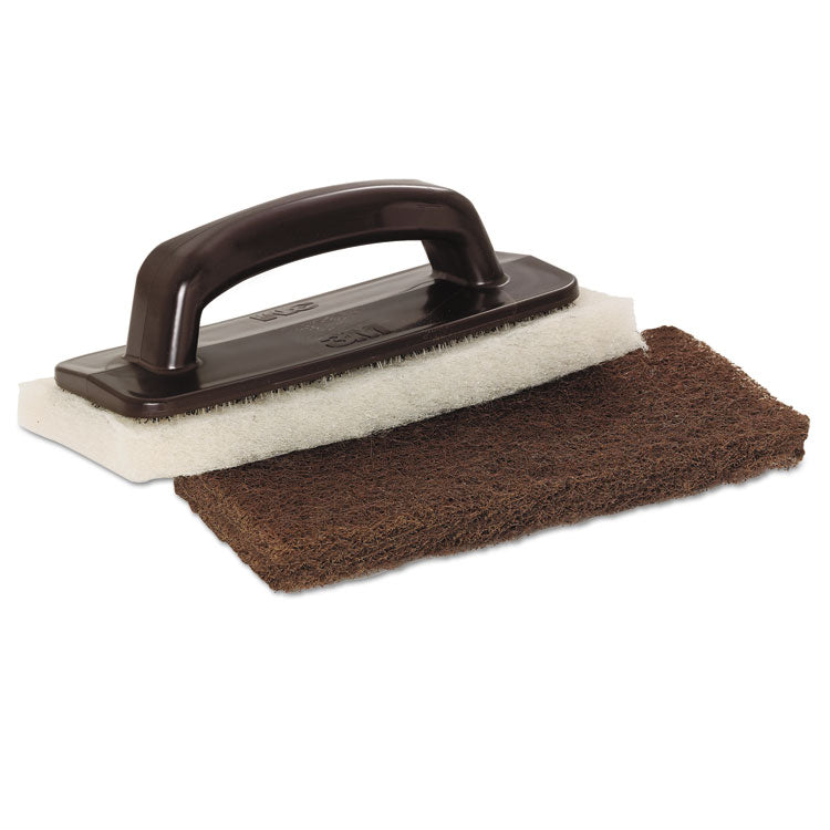 Doodlebug Handblock Pad Holder Kit, 4.63 x 10, Brown, 1 Holder and 2 Pads/Kit, 4 Kits/Carton