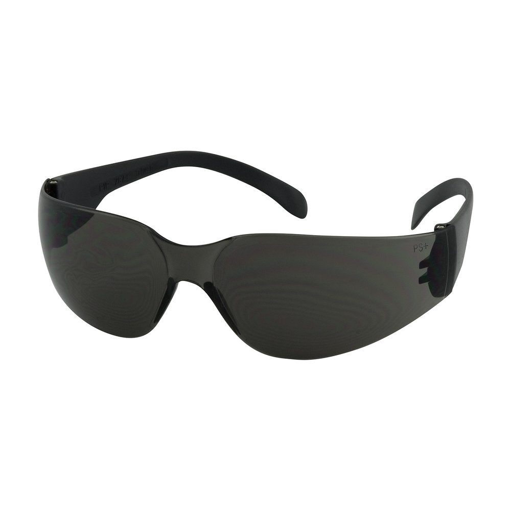 PIP Rimless Glasses Black Gray Lens Anti-scratch, 12 Pairs/Pack